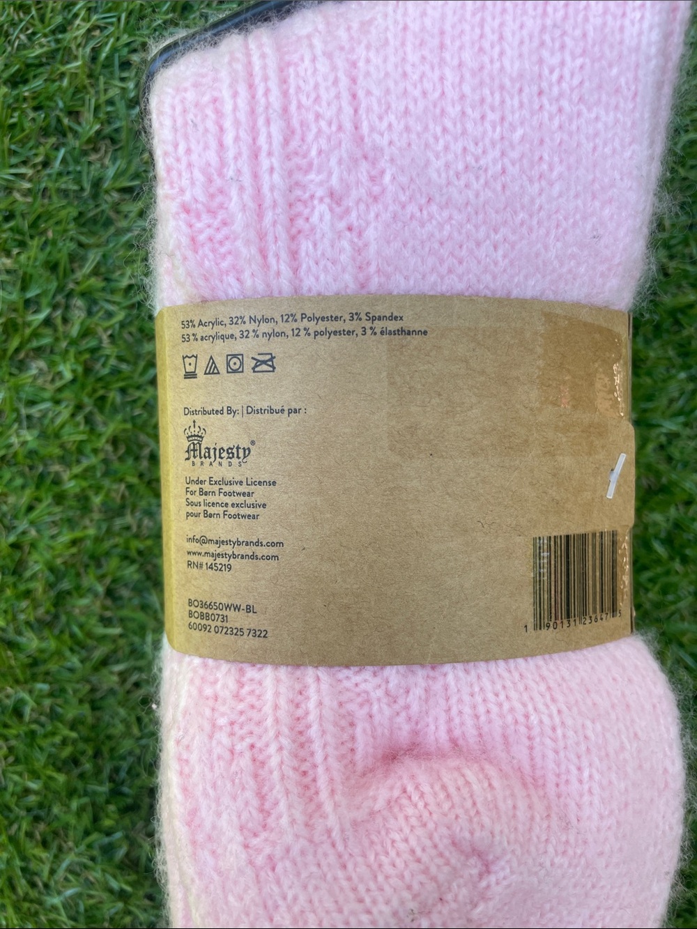 Born Women's Multicolor Boot Socks - Pink & Cream Accents - Picture 6 of 7